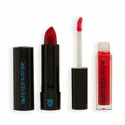 مجموعة الشفاه تويستد سيستر (Red Lip Kit Duo) - Twisted Sister by Rock and Roll Beauty 1